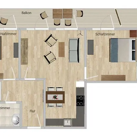 Penthouse Kustenzauber By Interhome Apartmán Nordstrand